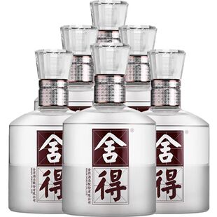 舍得酒水晶舍得52度500ml 6瓶浓香型白酒真品保障