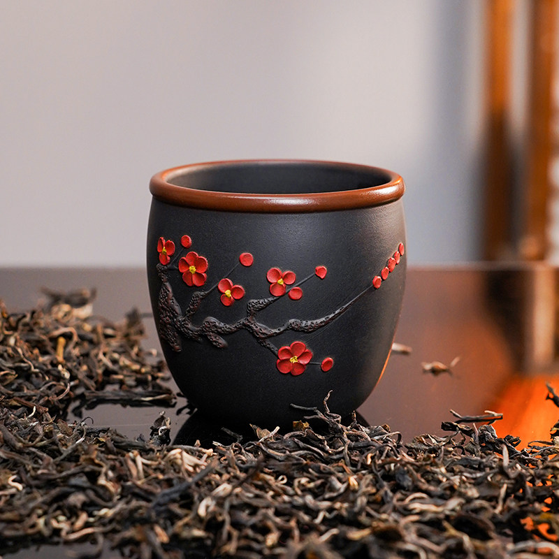 【云南特产】建水紫陶主人杯茶杯全手工杯子泡水泡黄精茶,餐饮具,茶杯,淘宝优惠券,粉丝福利购,淘宝优惠卷