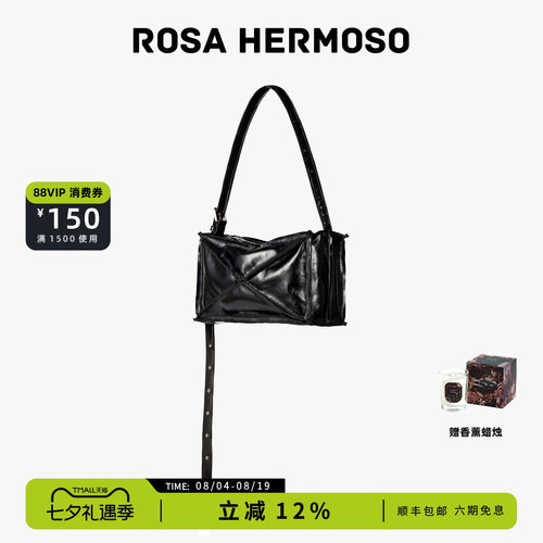 ROSA HERMOSO珞赫「1/4bag系列」四分一中单肩斜挎真皮包旅行