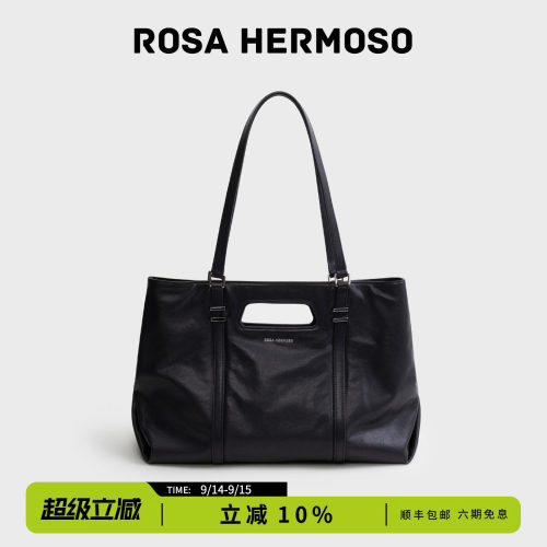 ROSA HERMOSO/珞赫「WAY」托特包大容量通勤简约百搭植鞣皮单肩秋