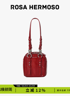 【38节礼物】ROSA HERMOSO/珞赫「吐司」方块包情人节红色婚包