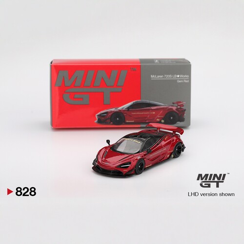 MINIGT828迈凯伦720S红64合金车