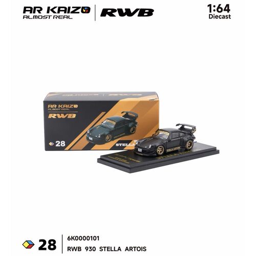 AR保时捷RWB930黑64合金车模