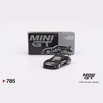 MINIGT785马自达RX7黑64合金车模