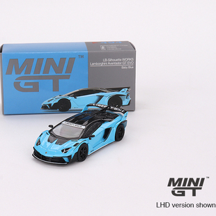 MINIGT494兰博基尼Lamborghini埃文塔多GTEVO大牛LB蓝64合金车模
