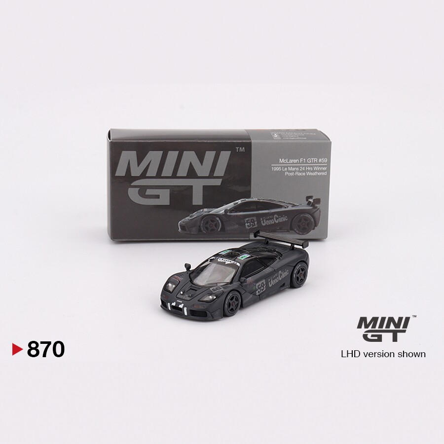 MINIGT870迈凯伦F1泥泞64合金车