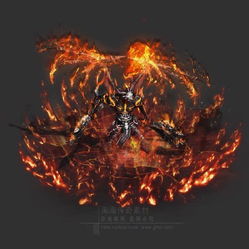 传奇怪物素材八方向格式PNG