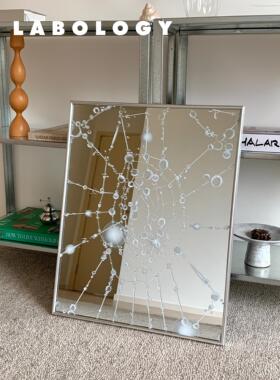 LABOLOGY画廊|“白色的网”镜画梦幻哥特装饰镜子衣帽间玄关画