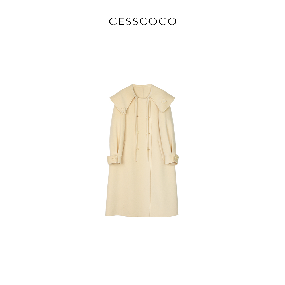 【廖廖粉丝专享】【CESSCOCO】双面呢大衣 S22988981,女装/女士精品,毛针织衫,淘宝优惠券,粉丝福利购,淘宝优惠卷