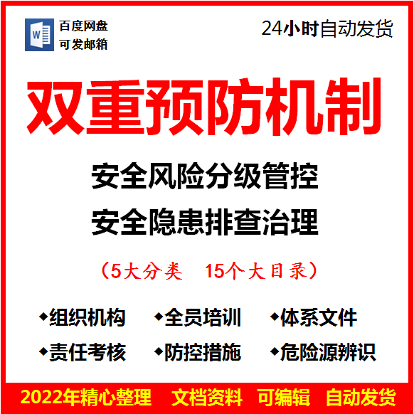双重预防机制体系建设资料