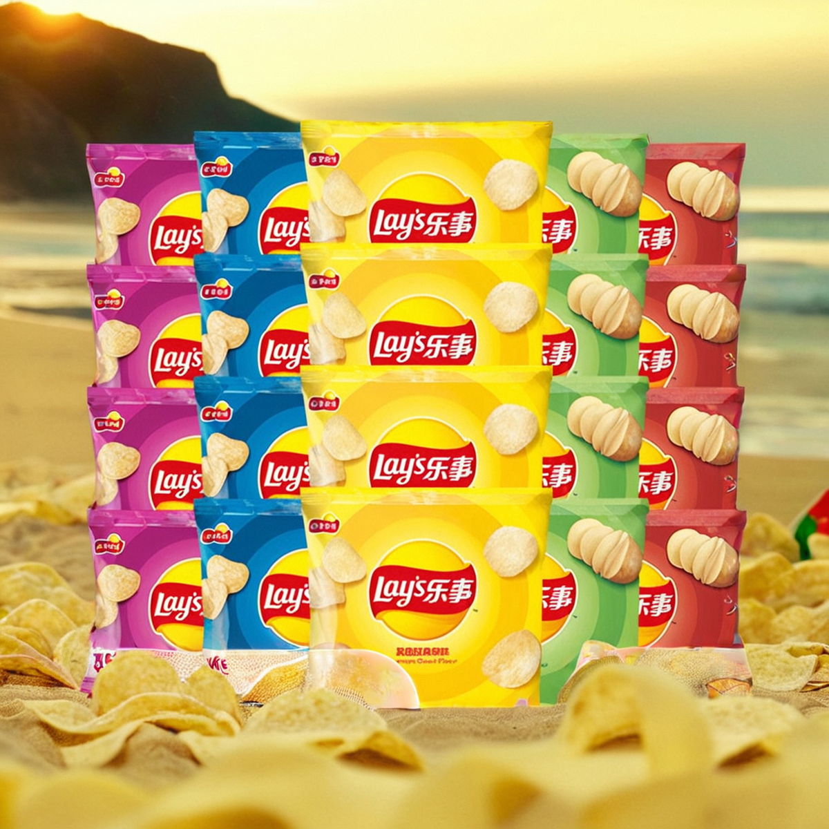 乐事薯片23g*9/18袋随手包装休闲零食奖励学生小吃膨化食品办公室,零食/坚果/特产,膨化食品,淘宝优惠券,粉丝福利购,淘宝优惠卷