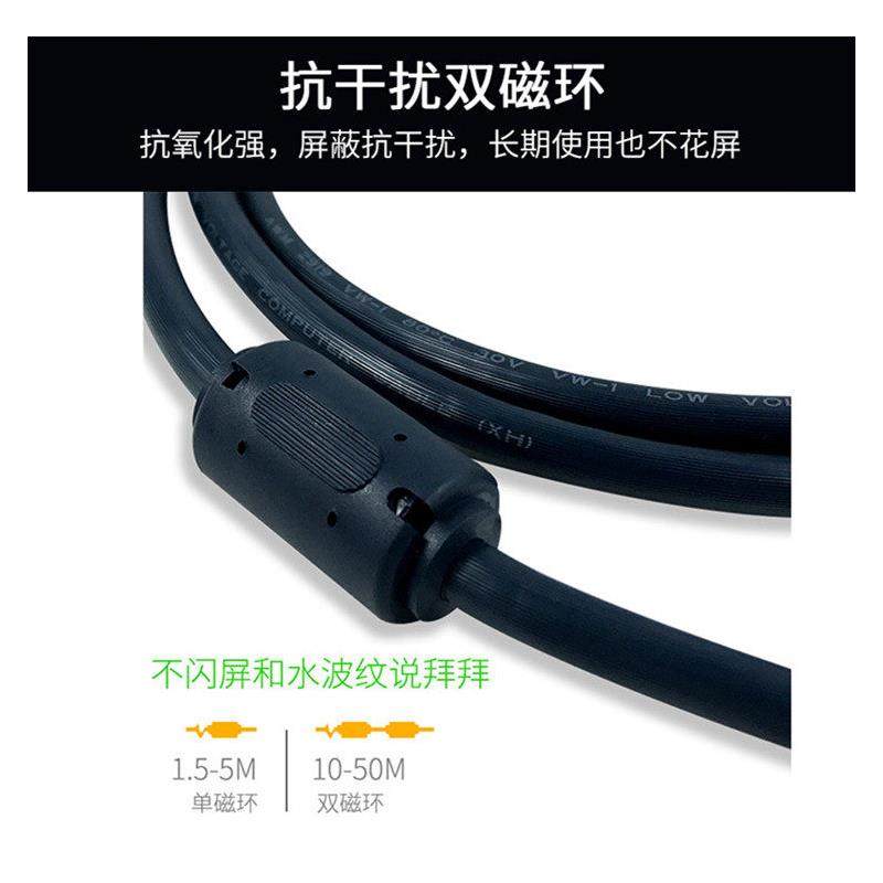 VGA数据线 电脑电视视频高清线 电脑主机与显示器连接数据线1.5米