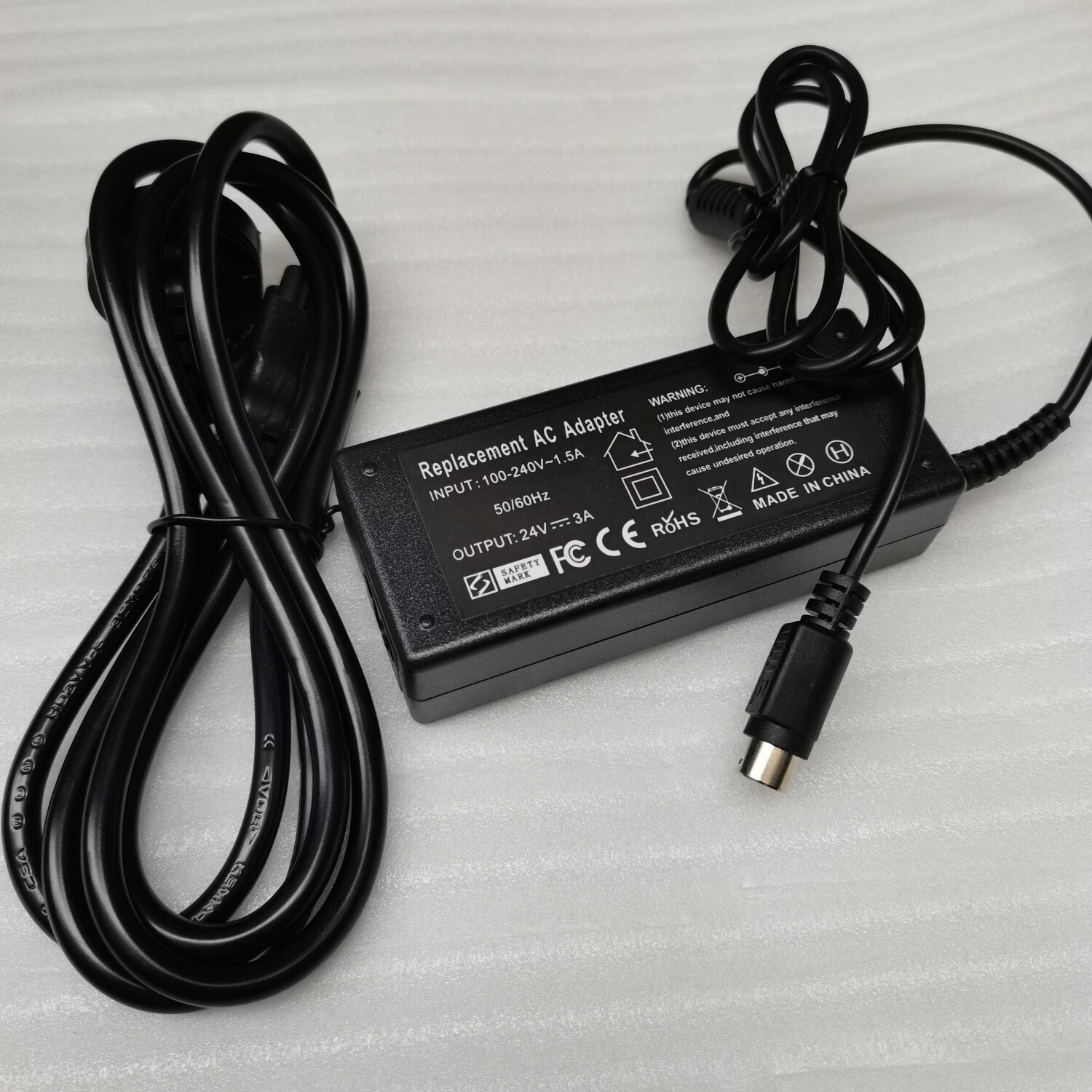 科密票据针式打印机DF55A BF630K BF730K电源适配器24V2.5A3A三针
