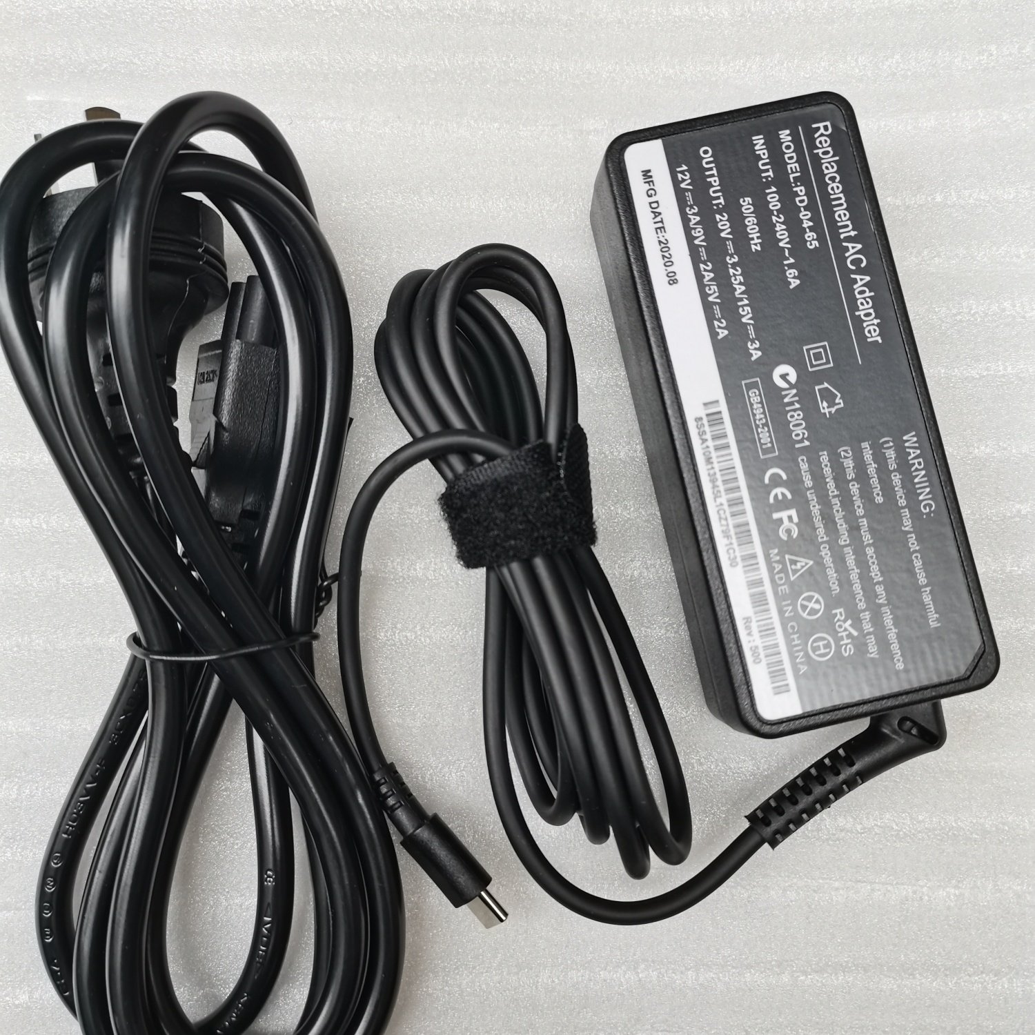 适用峰米S5 X1投影仪充电器20v3.25A 65W type-c投影机电源适配器