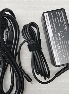 适用笔记本X280 L390 E490 E590 T480/S2 type-c电源充电器线