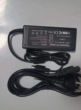 友创24V2.5A三针插头电源适配器 YC60-2402500打印机电源变压器