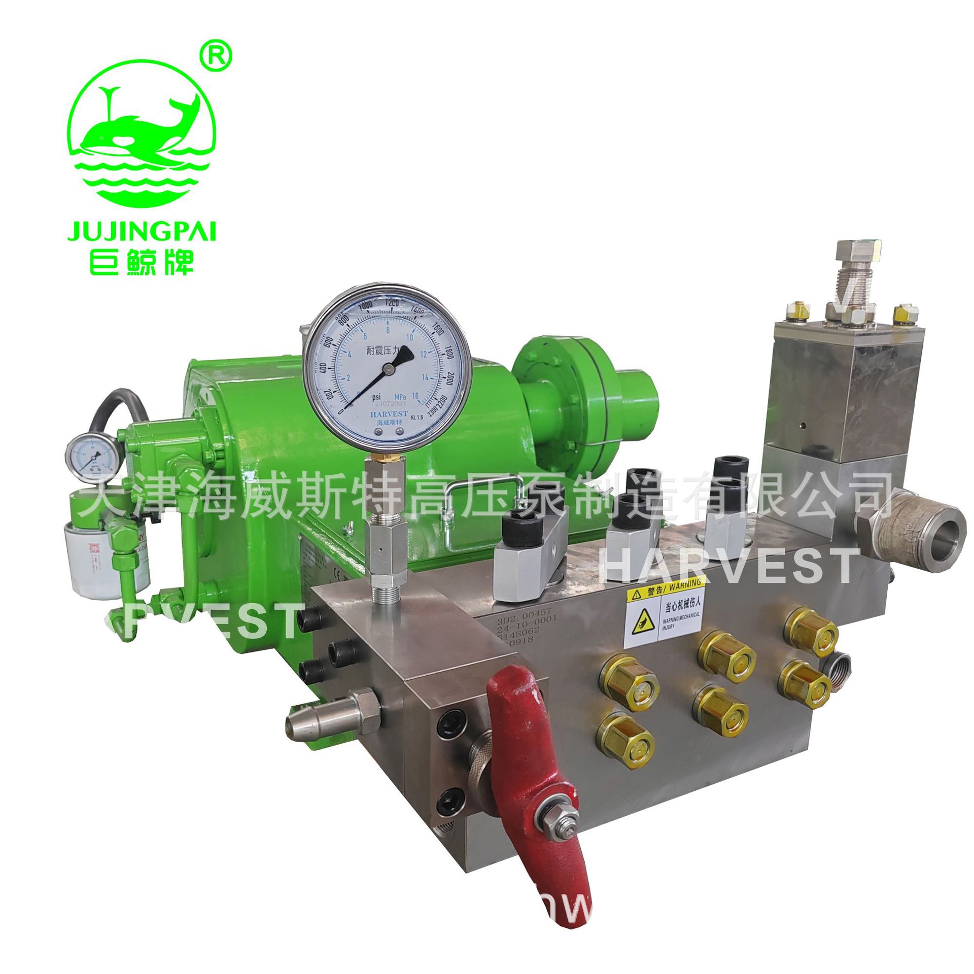 反渗透高压泵 水处理柱塞泵 减速机传动 卧式海水淡化设备 往复泵