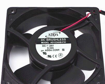 正品ADDA AD1224HS-F51 变频器散热风扇 24V 0.32 12038
