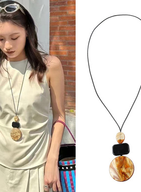 高级感小众设计长款项链波西米亚