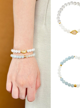 水晶葫芦串珠手链小众设计感