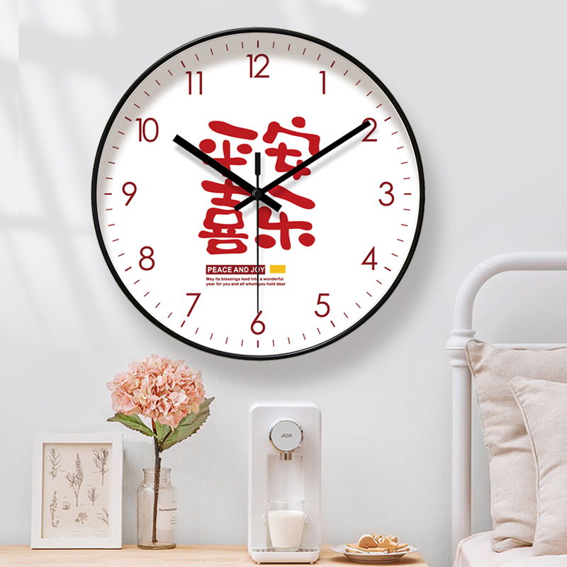 新款6440钟表装饰挂钟客厅简约创意现代挂墙艺术静音家用大气时钟