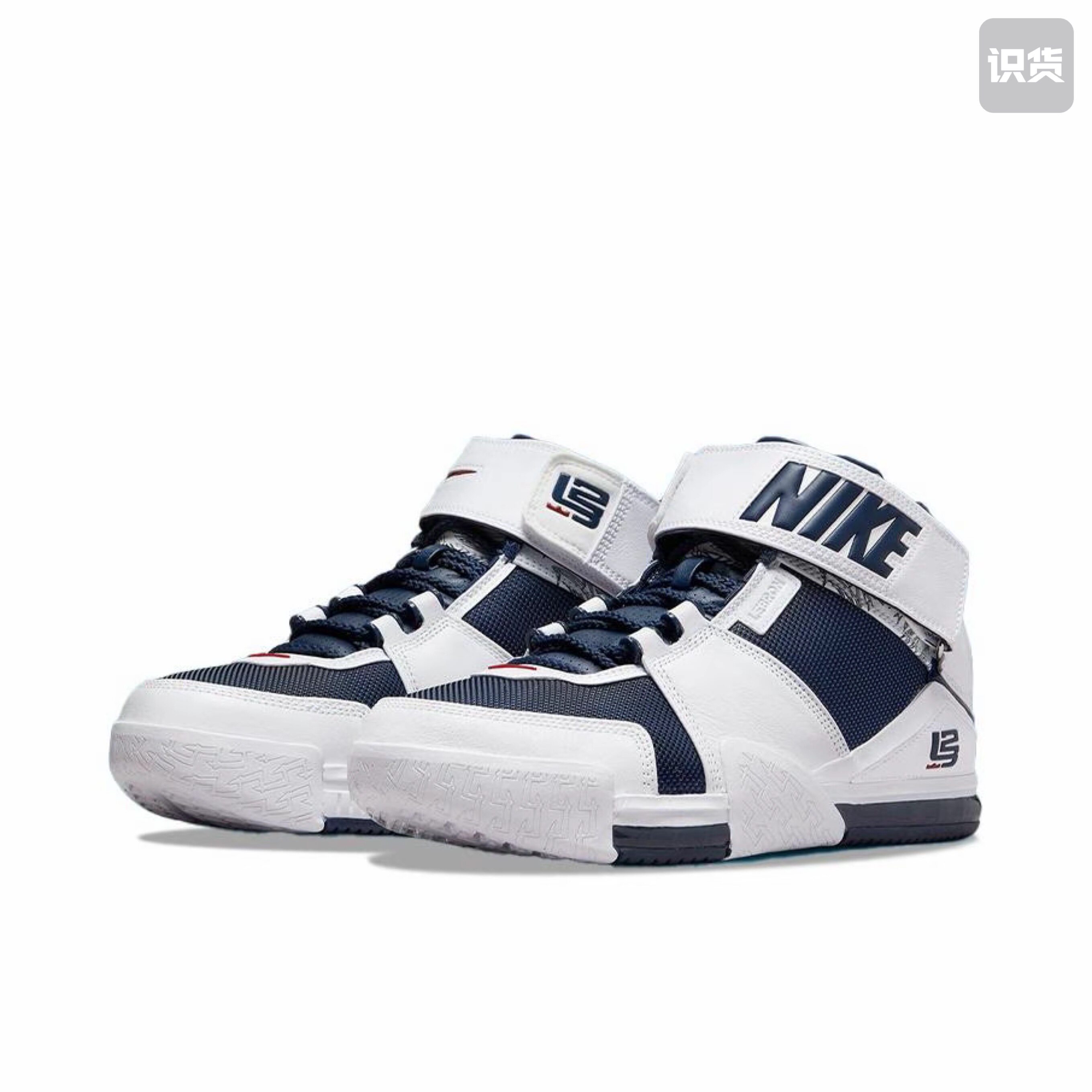 520礼物Nike Lebron 2詹姆斯2白蓝午夜蓝白金DR0826-100 XG仓