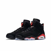 Air Jordan JORDAN AJ6黑红红外线高帮384664 060广东DC