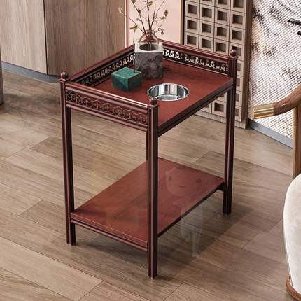 麻将茶几茶水架麻将桌小边几置物架棋牌室打牌可移动专用茶水桌
