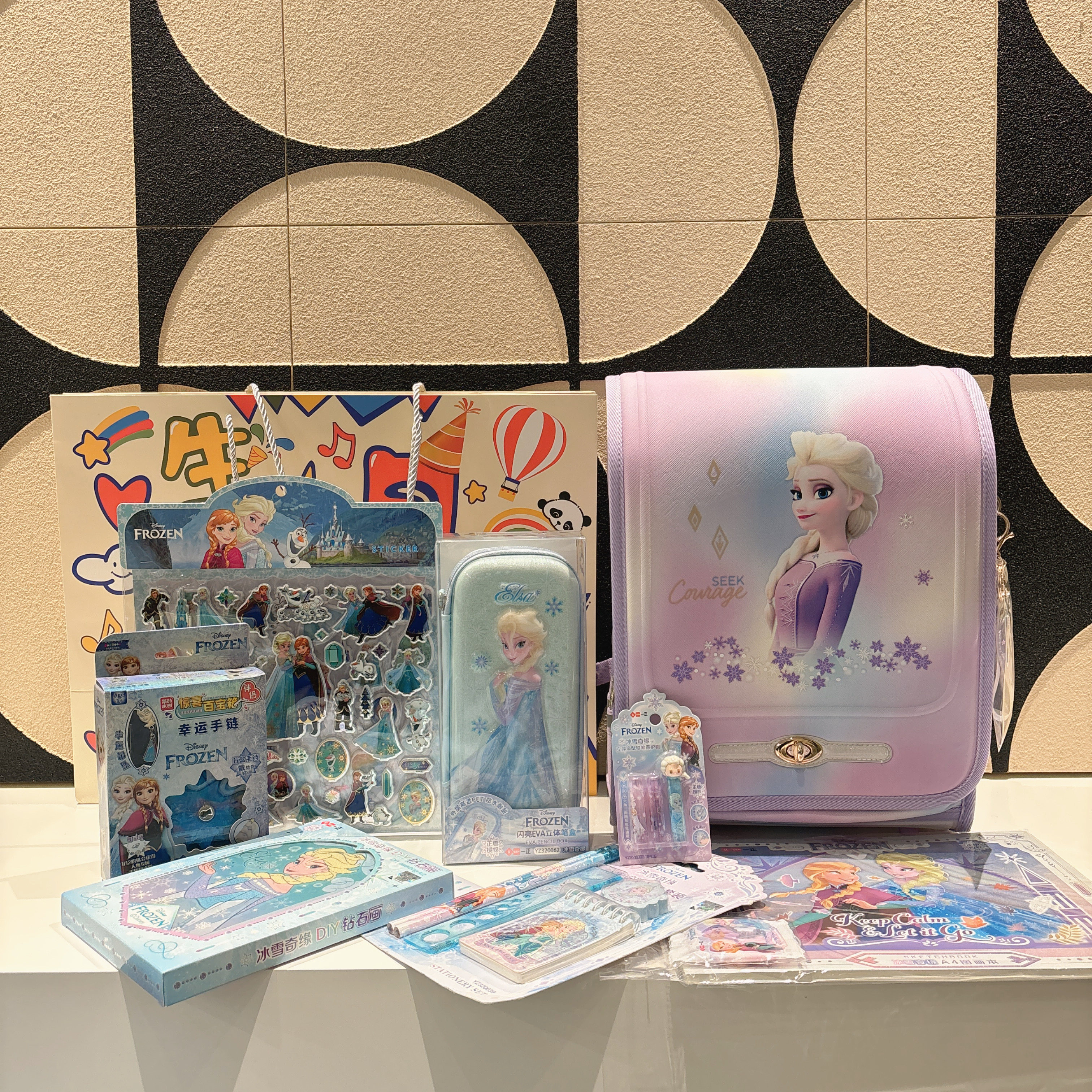 冰雪奇缘艾莎公主书包主题儿童生日伴手礼十岁生日回礼儿童节礼品