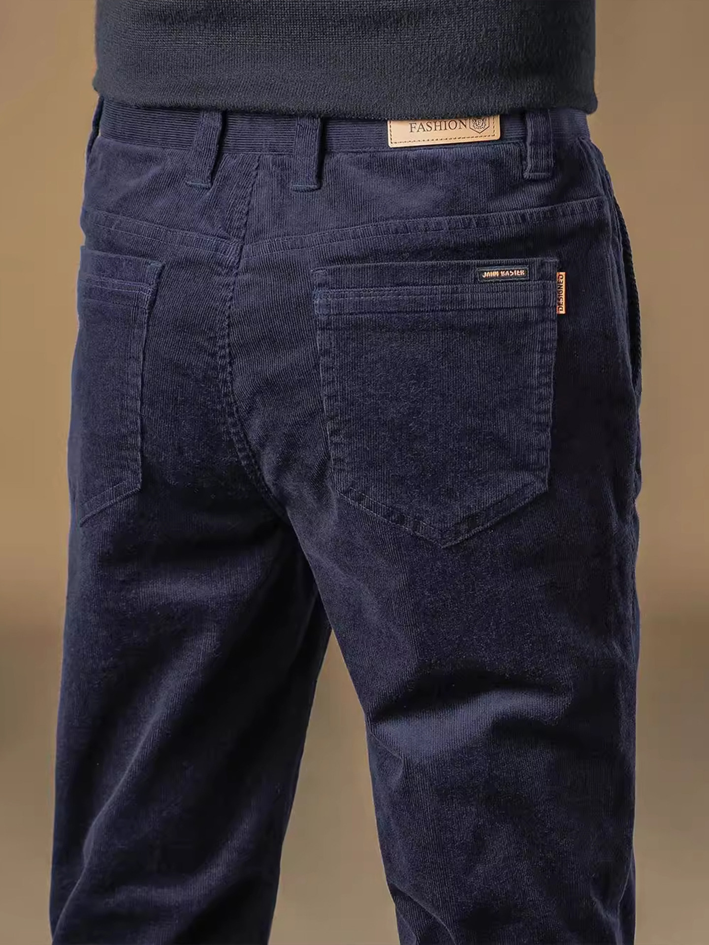 意大利高端灯芯绒休闲裤男2025秋冬款加厚修身直筒弹力商务长裤子,男装,休闲裤,淘宝优惠券,粉丝福利购,淘宝优惠卷