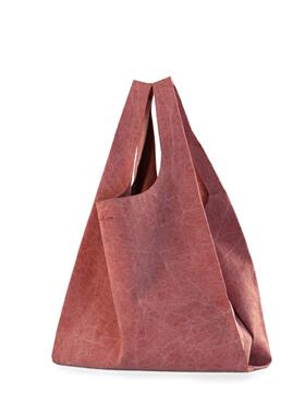 CASTING无隅｜CORTANA U bag 红色水洗棉做旧LOGO购物袋