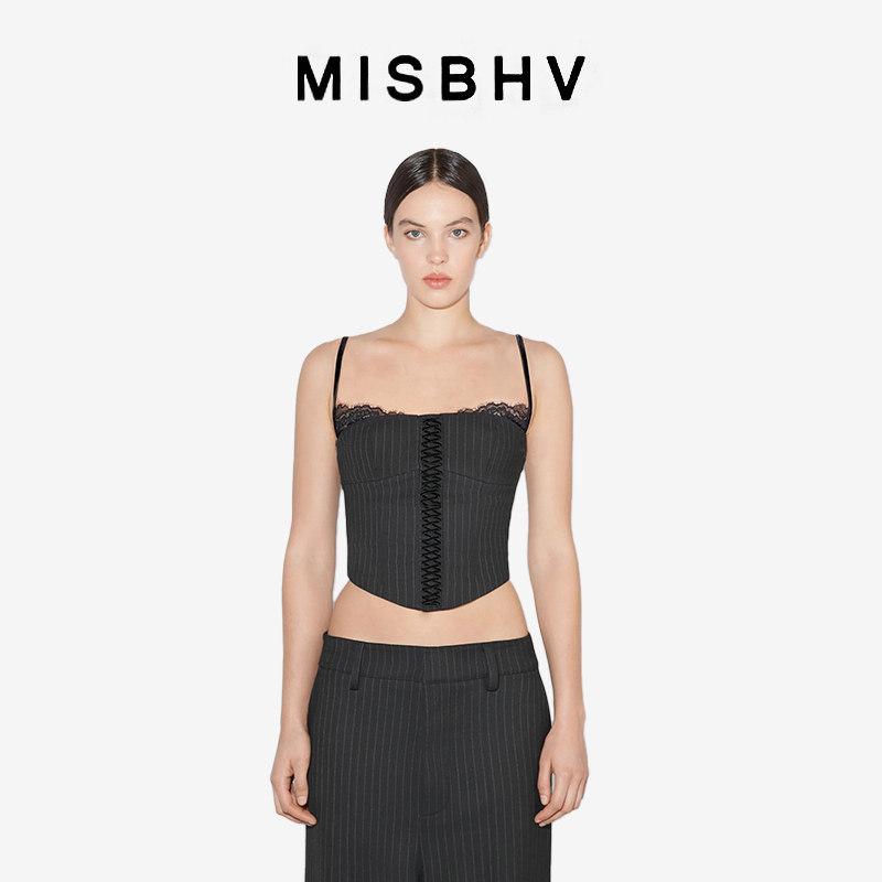 MISBHV OFFICE PINSTRIPE 吊带背心新品24秋