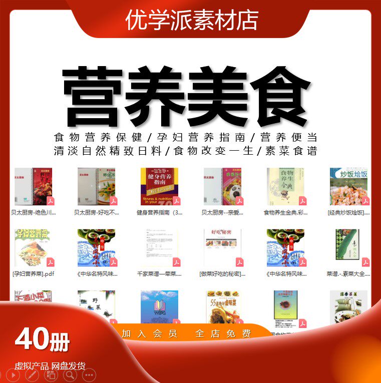 营养美食系列清淡素食营养食物指南孕妇营养健康瘦身食谱pdf素材