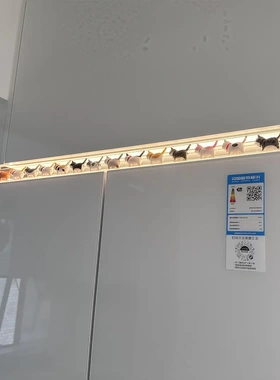 冰箱上方缝隙遮丑神器迷你仿真装饰品猫咪摆件洗衣机上方遮丑改造