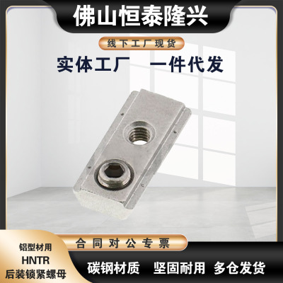 替米思米HFS系列铝合金型材用后装锁紧螺帽HNTRZ5/6/8-4滑动螺母
