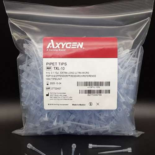 爱思进10ul微量加长吸头TXL-10枪头低至0.1ul无RNA酶袋装未灭菌