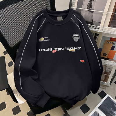 真维斯美式高街简约vintage卫衣