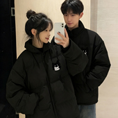 真维斯潮牌简约90白鸭绒保暖轻薄羽绒服冬季 男女趣味个性 情侣外套