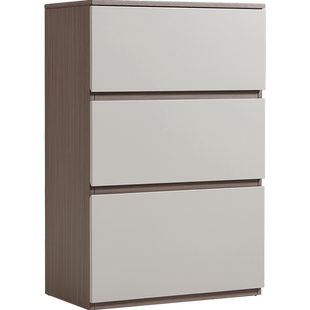 林氏家居客厅胡桃色六斗柜卧室收纳靠墙置物储物抽屉柜子