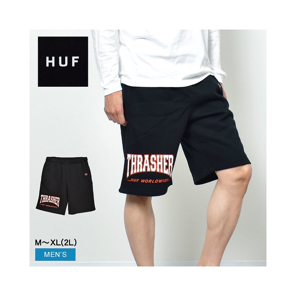 日本直邮Huff Pants HUF DEEP DRIVE FLEECE SHORT PANT男士THRA