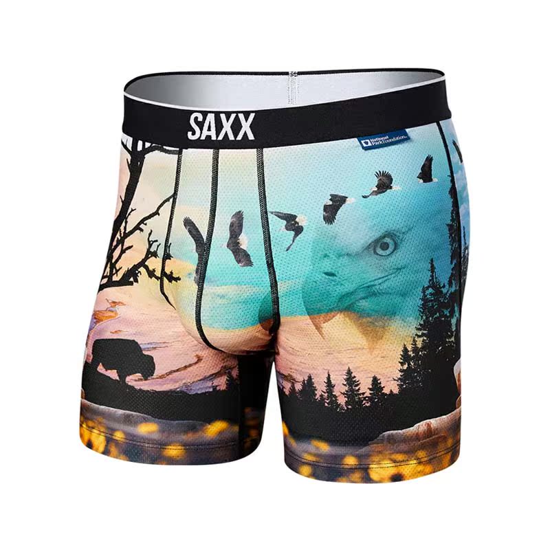 SAXX UNDERWEAR 男士平角内裤运动透气SXBB29-YLS
