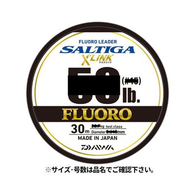 日本直邮Daiwa Saltiga Fluoro Leader X'LINK 交叉链接 30m 40lb