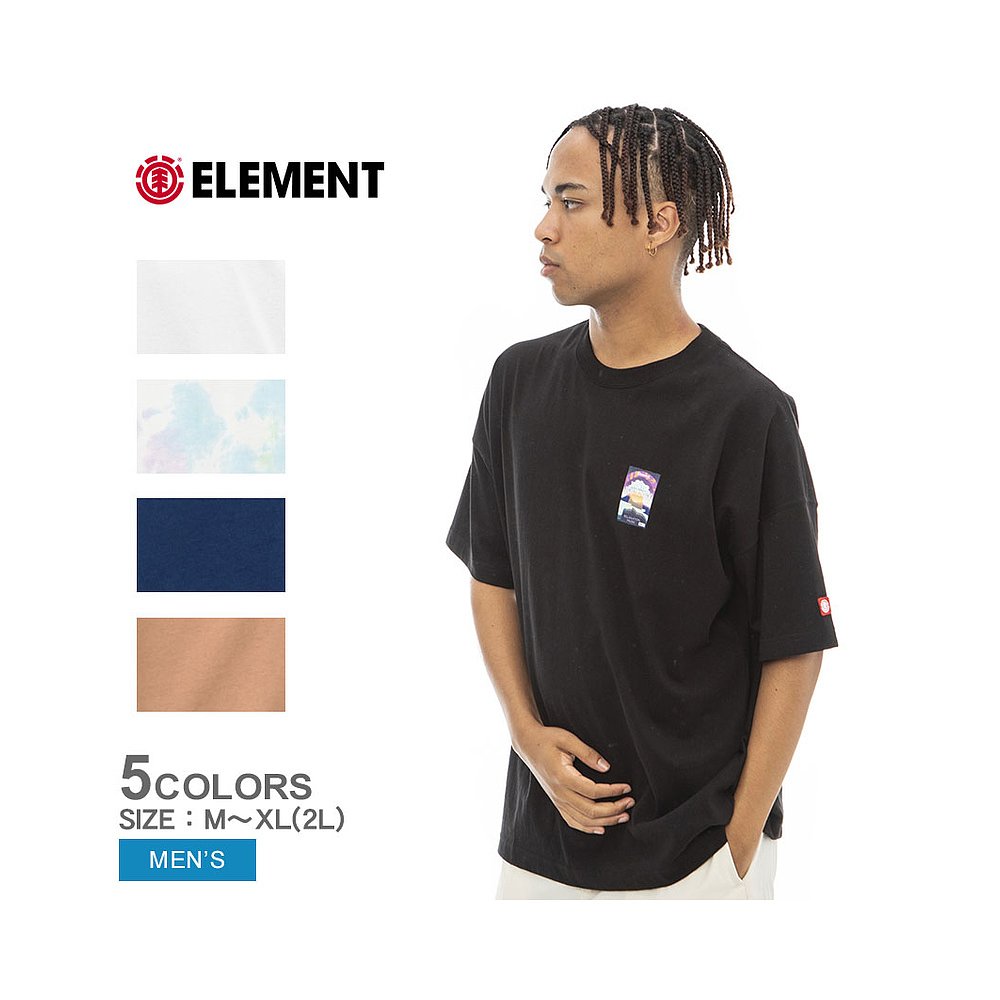 日本直邮Element 短袖 T 恤 ELEMENT TAPE COVER FACE SS TEE 男