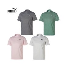 日本直邮PUMA Golf 622407 千鸟格图案 短袖衬衫 PUMA Golf Wear