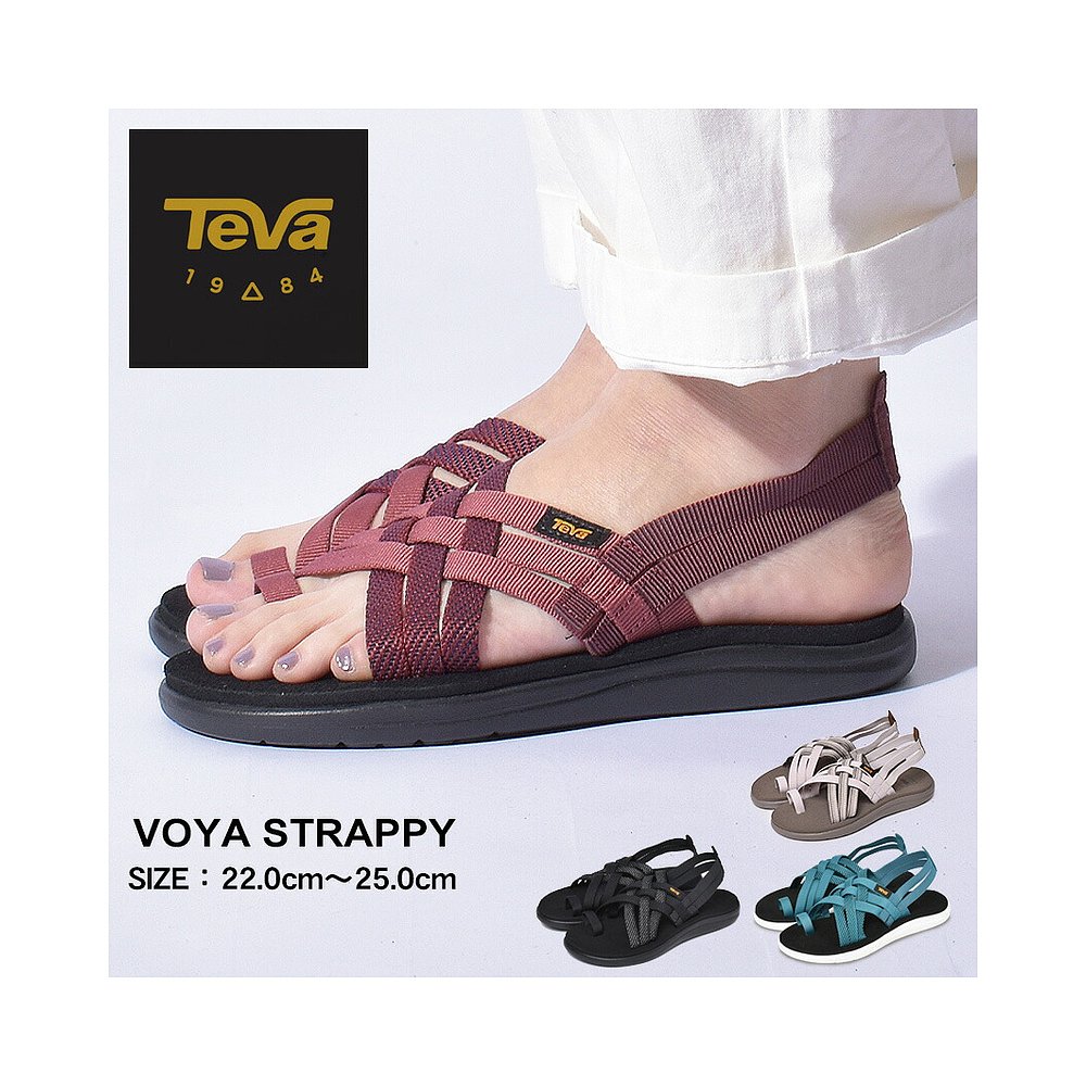 日本直邮Teva系带凉鞋女轻量户外拖鞋拖鞋VOYA STRAPPY 1099271