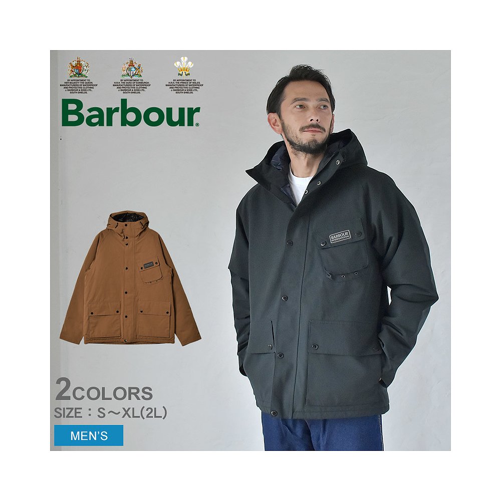 日本直邮Barbour外套 BARBOUR Shoreditch夹克男式黑色 SHOREDI