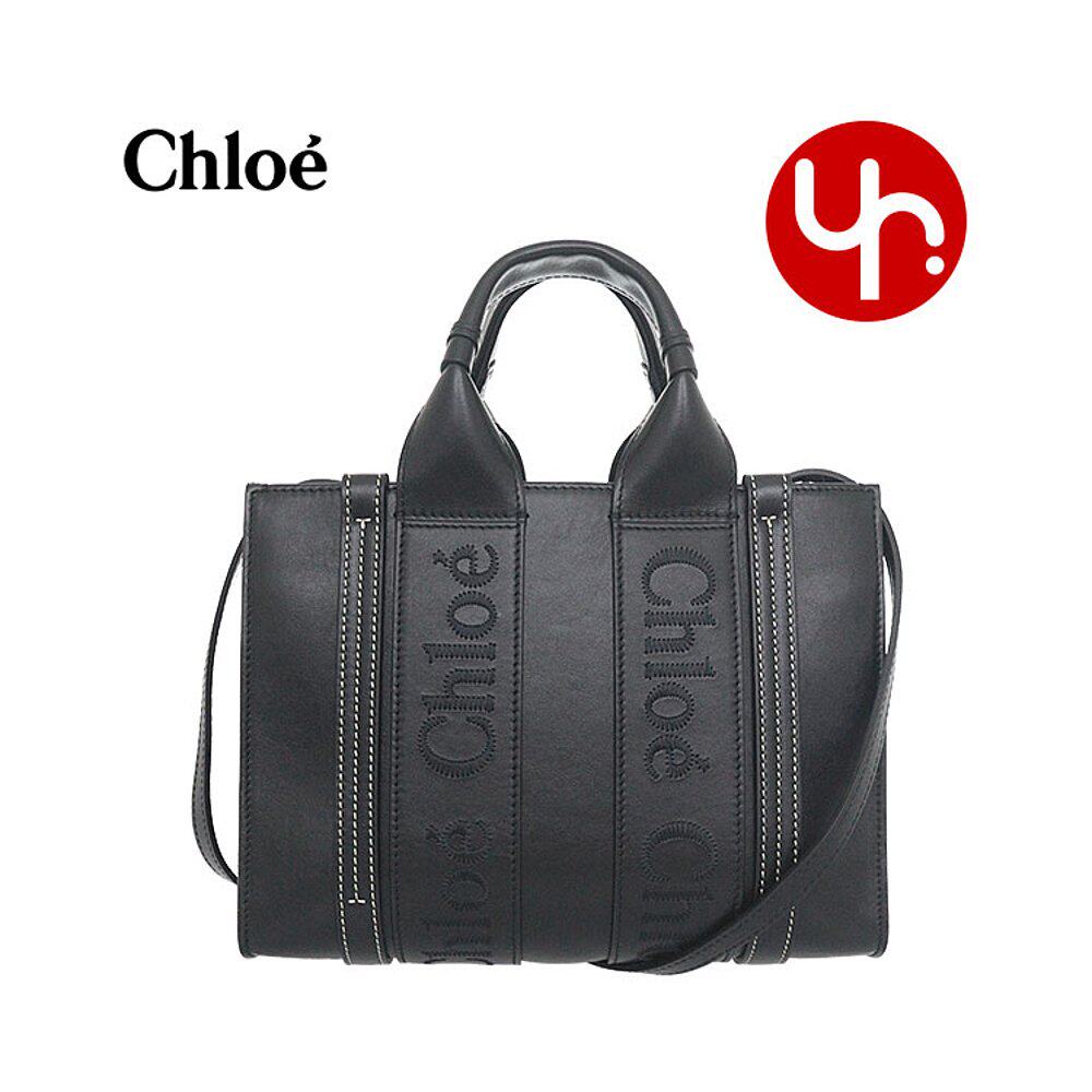 日本直邮chloe手提包chc23us397 i60专用woody小牛皮标志丝带小单