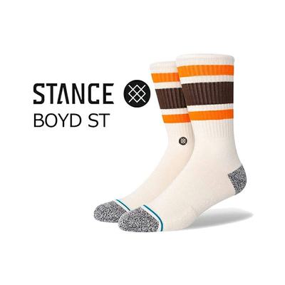 日本直邮STANCE BOYD ST OFF WHITE a556a20bos-ofw 袜子 灰圆袜