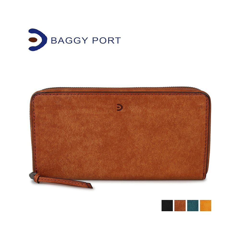 日本直邮baggy port 宽松的端口钱包长钱包 buona 男士女士圆形拉