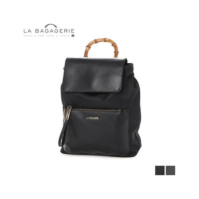 日本直邮LA BAGAGERIE 包 帆布背包 女士BAMBOO RUCKSACK B92-12-